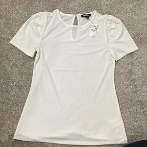 Brand-new express white top size s